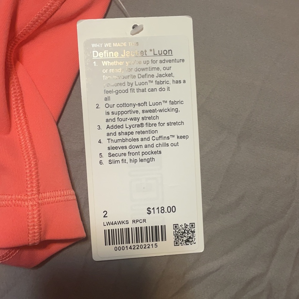 COPY - COPY - Raspberry cream define jacket - Picture 2 of 2